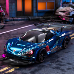 クロスボーダーリモコン四輪駆動高速車両ライト制御可能なフルスケールオフロード高速レーシングドリフトカーレーシングモデルRC