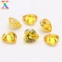 心形12mm彩色金黄裸石
