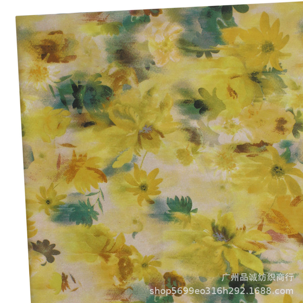 Yellow shiffon summer dress