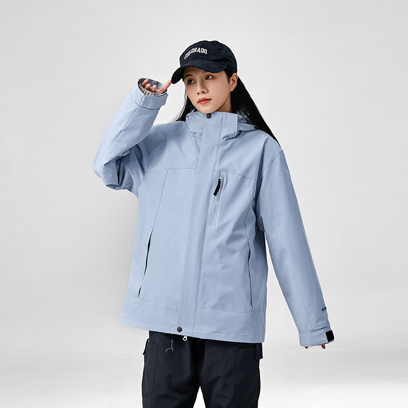 Luotuo ropa de asalto al aire libre para mujeres a prueba de salpicaduras 3 - en - 1 desmontable montaña ropa de montaña abrigo impermeable a prueba de viento y cálido