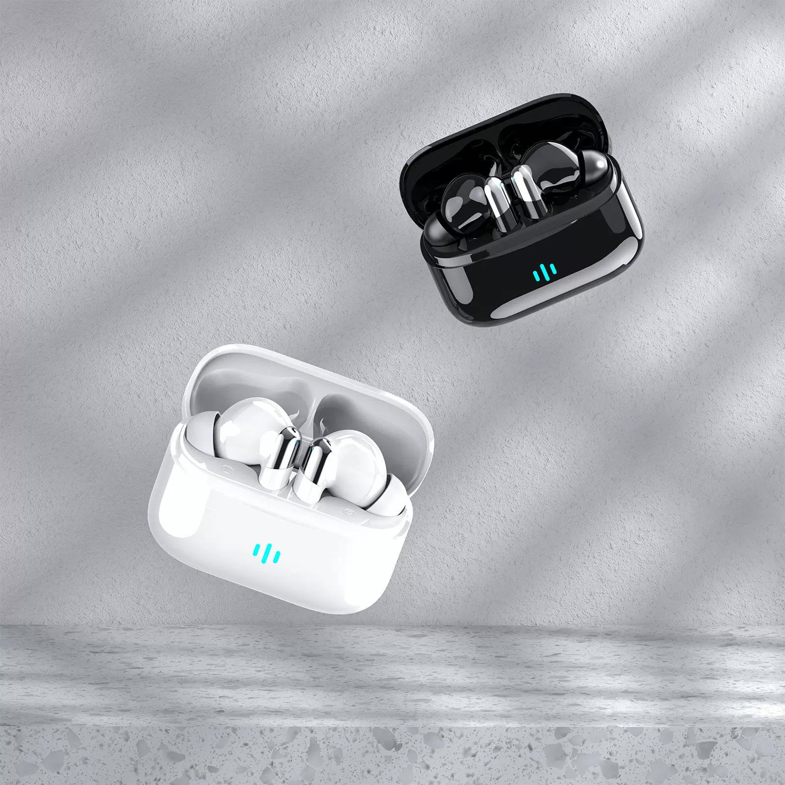 新款私模蓝牙耳机运动智能降噪入耳式立体声TWS数显长续航真无线