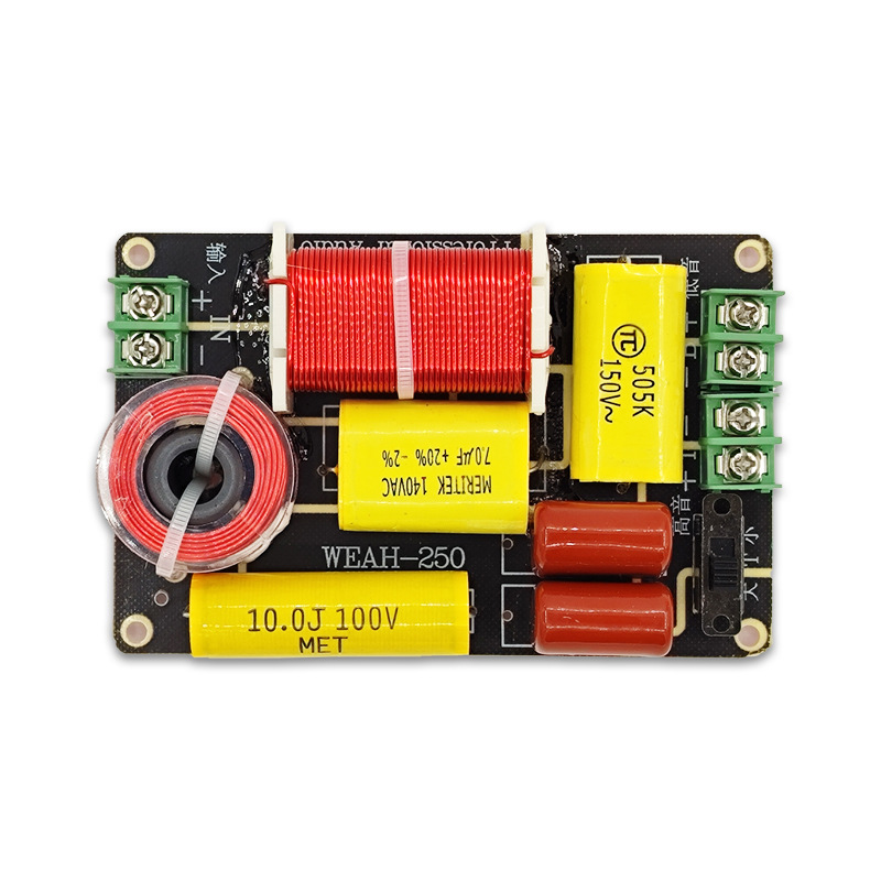 HiFi divisor de frecuencia de alta fidelidad alta y baja fiebre de dos frecuencias altavoz de estantería de audio modificado divisor de actualización de voz