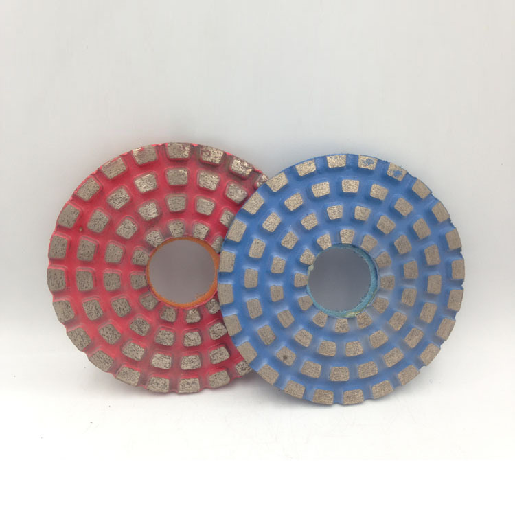 4寸100mm烧结刀齿铁磨片 剪口片金属磨片 石材水泥地坪翻新片