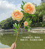 [Simulation Peony Flower] Simulation 3 Fortune Peony Flower Simulation Wedding Flowers 100cm multi -color optional