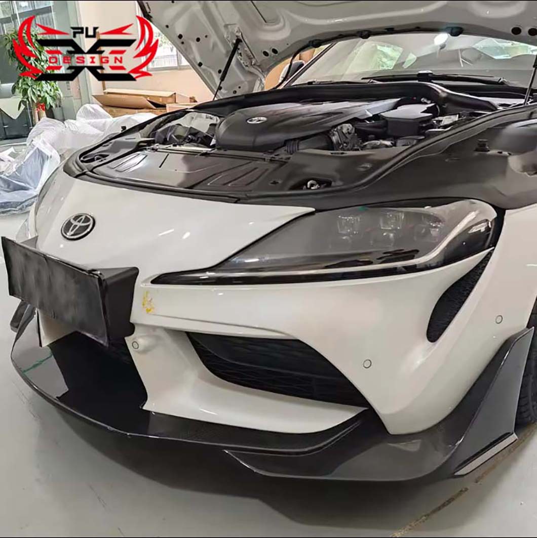 Suitable for Toyota Supra A90 A91 Bumper Modification Cfa Decorative Front Lip Spoiler Dry Carbon Fiber Mk5