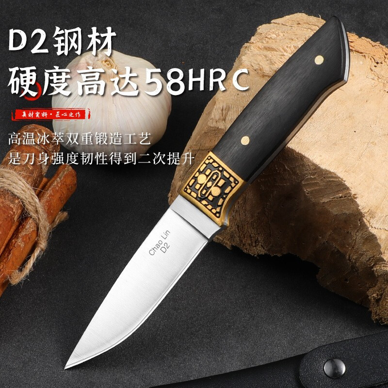 cuchillo de comedor de carne de Mongolia, cuchillo de corte de carne, cuchillo tibetano, cuchillo de corte de carne, cuchillo de corte de acero de alto carbono