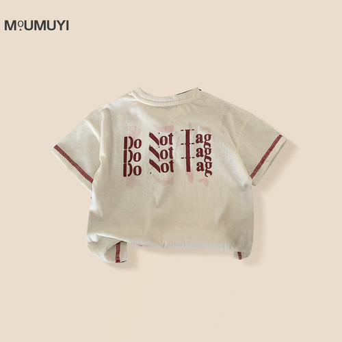 Children's T-shirt Korean Version 2025 Summer New Arrival 5-Panel Boys' Simple Casual Crew Neck Top Summer Dress Shirt Short Sleeve Trendy T