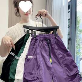 男童短裤儿童工装五分裤夏季薄款新款透气宽松中大童休闲时尚潮流