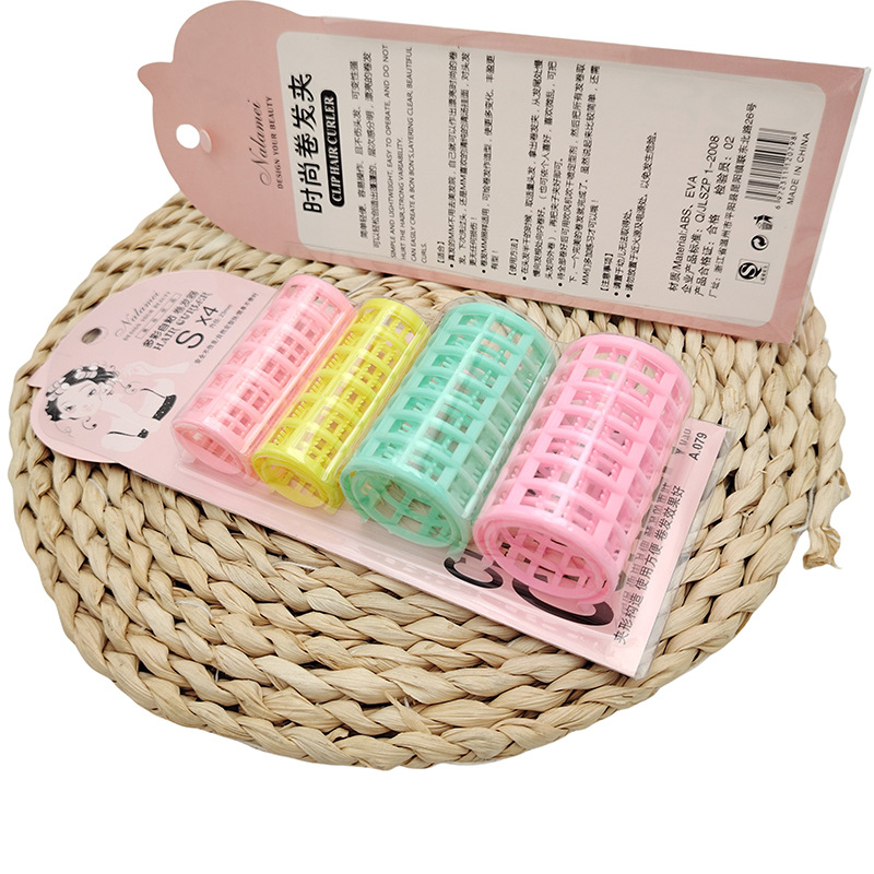 518 - 85 tarjetas dos grandes dos pequeños rizadores de cabello rizadores de cabello rizadores de cabello de plástico rizadores de cabello 2 tienda