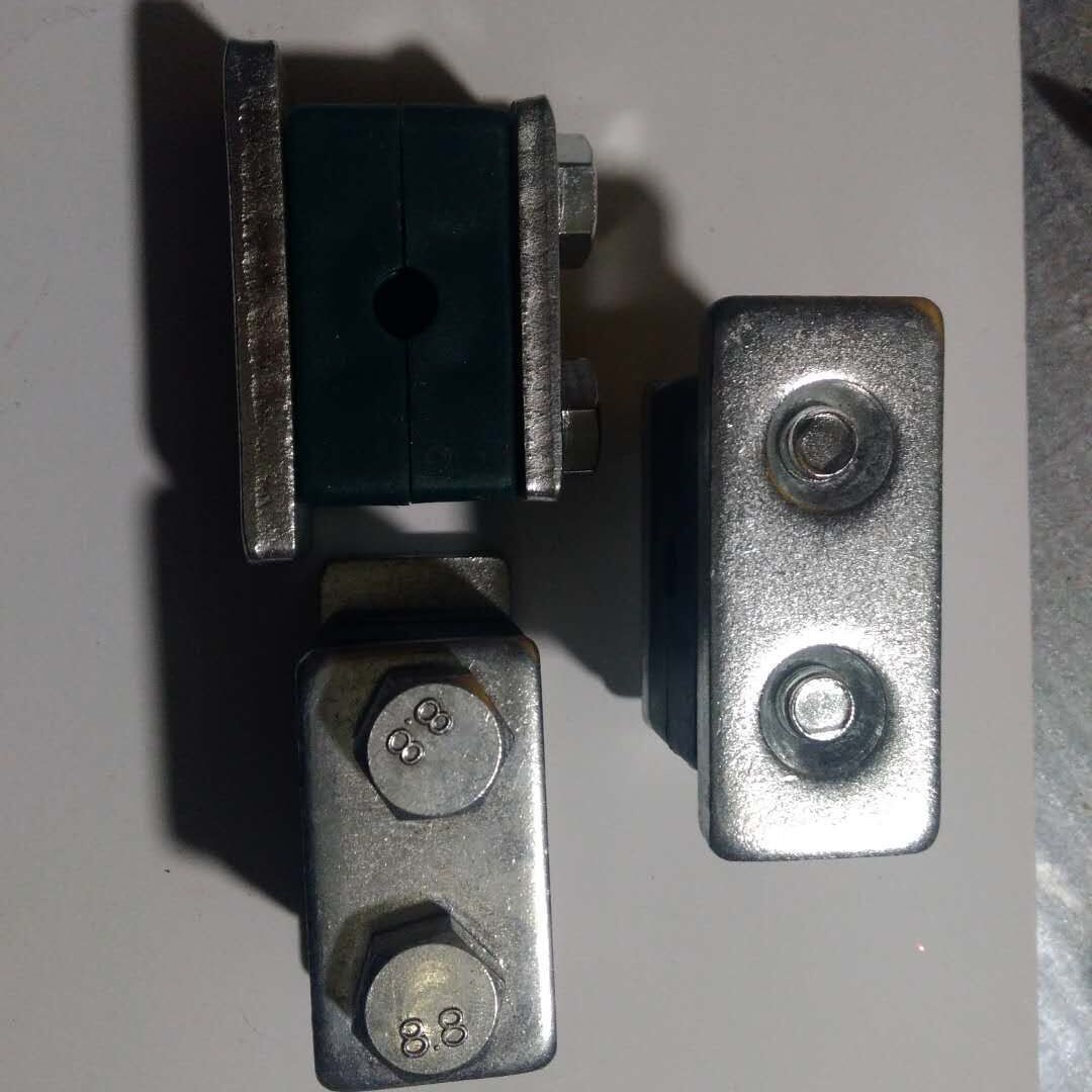 重型液压工程塑料管夹 船用电缆钢管卡箍管卡.电线马鞍夹14mm
