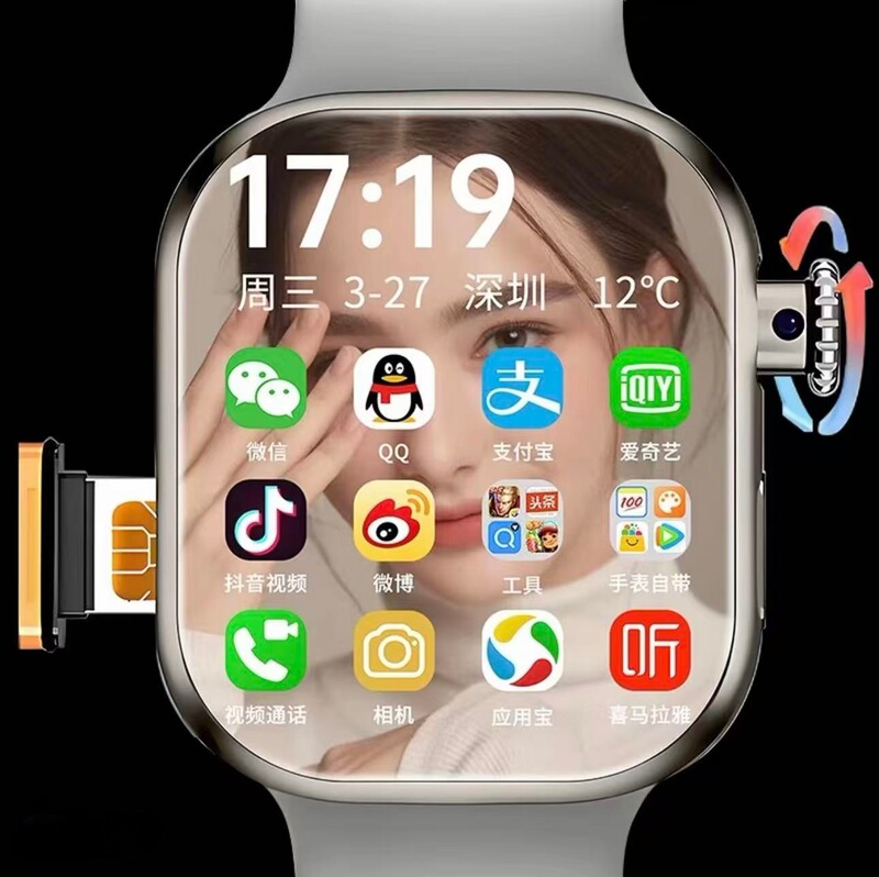 Huaqiangbei Watch Smartwatch with Sim Card Slot S10 New Model Cellular Top Version Phone Watch for Adults S9 Students