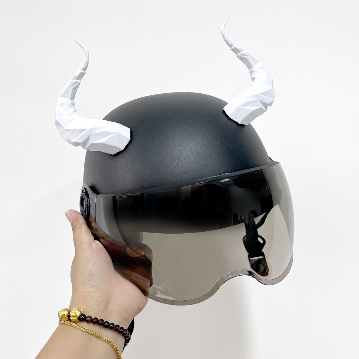 Original product helmet devil horn decoration modification accessories DIY gadget for motorcycles and electric vehicles, cool and unique