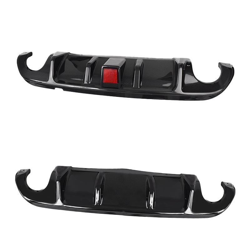 Suitable for British Finidi Q50L14-19 modified rear lip rear spoiler leading navigation light style carbon grain