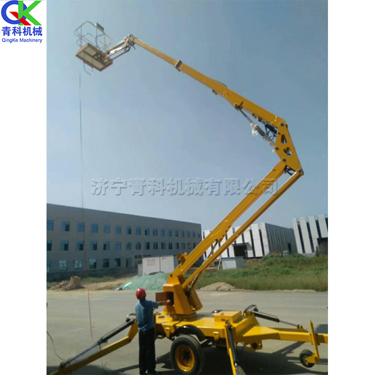 柴油电瓶升降平台路灯监控安装维修梯高空作业维修车曲臂式升降机