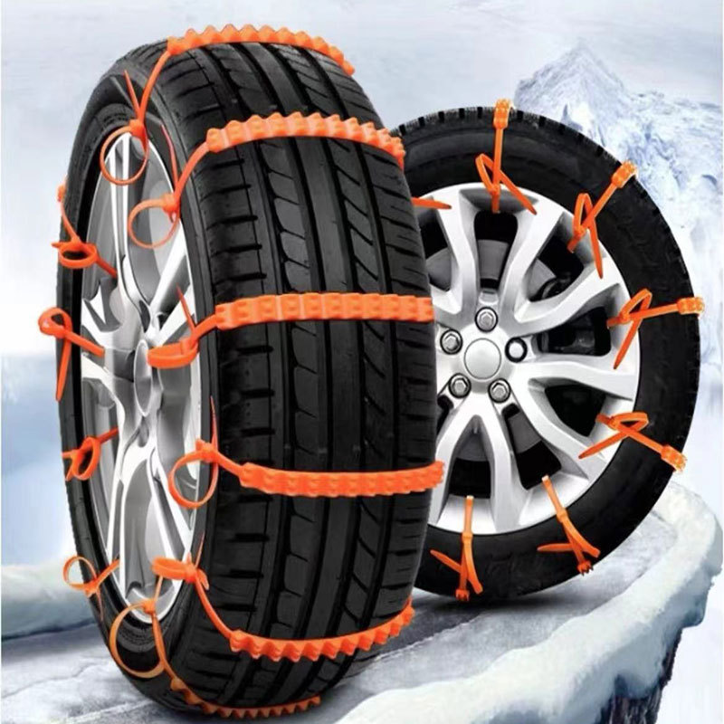 Cadena antideslizante del neumático cinturón de corbata cadena antideslizante de plástico cadena antideslizante coche universal nylon cadena antideslizante Cadena de neumáticos de nieve