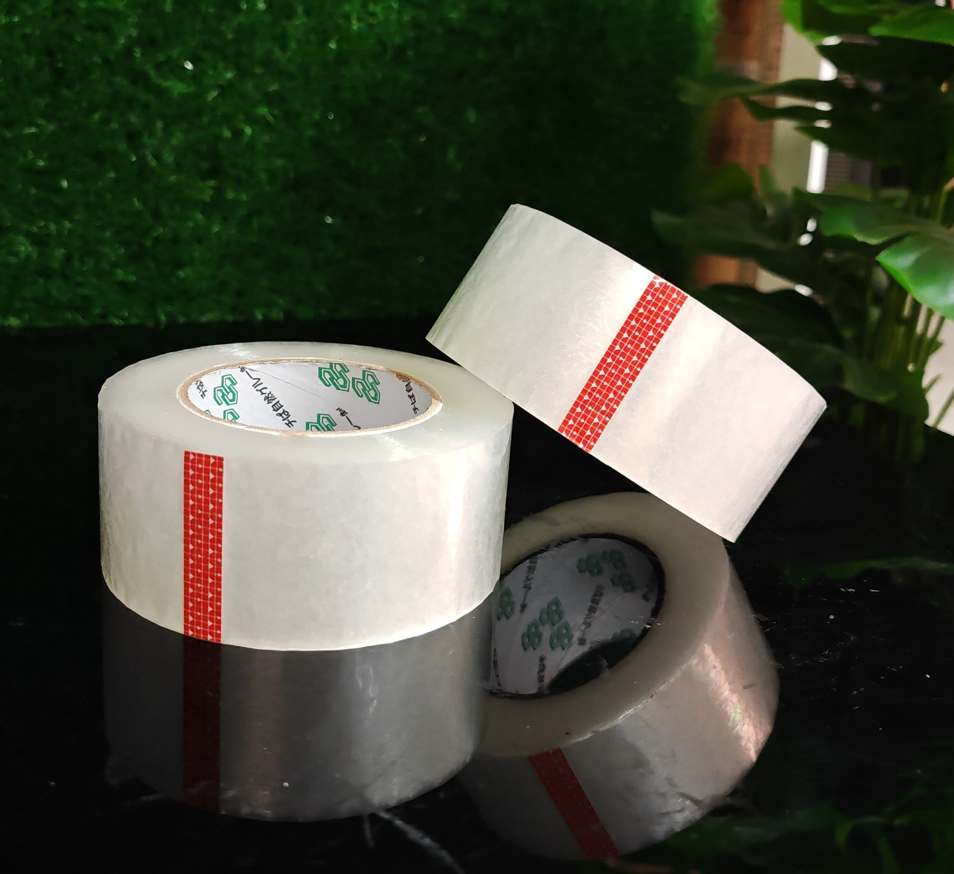 6cm de ancho grueso cinta adhesiva transparente expreso comercio electrónico paquete de alta viscosidad sellado caja de arroz amarillo factura le deseo un pedido explosivo