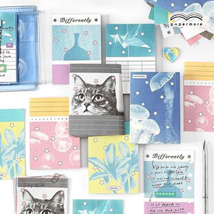 Papermore Writing Paper Note Pad Star Fragments Series Korean Ins Style Handbook DIY Decorative Note Paper