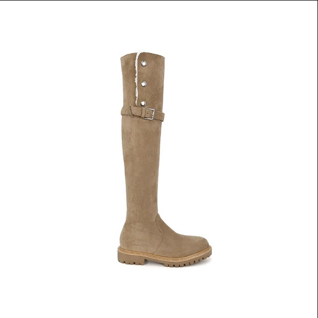 Fleece high boots, (Physicals)
