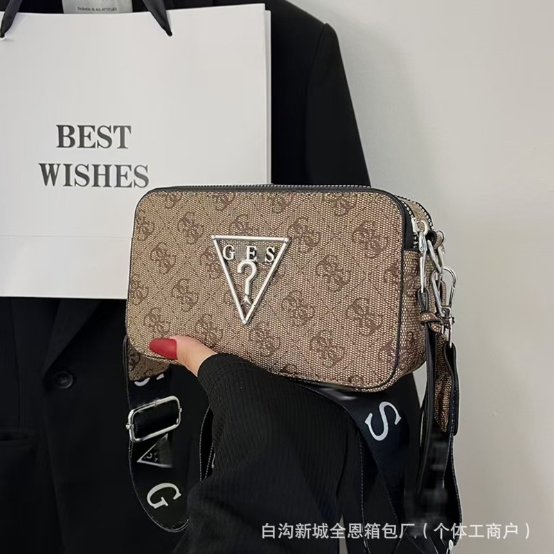 热销爆款跨境复古相机包女新款欧美复古印花休闲质感单肩斜挎包包|undefined