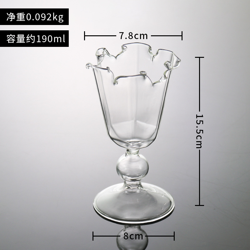 Copa creativa de estilo europeo vidrio de borosilicato Día de San Valentín romántica copa de vino tinto cristal champán vidrio de gama alta hogar