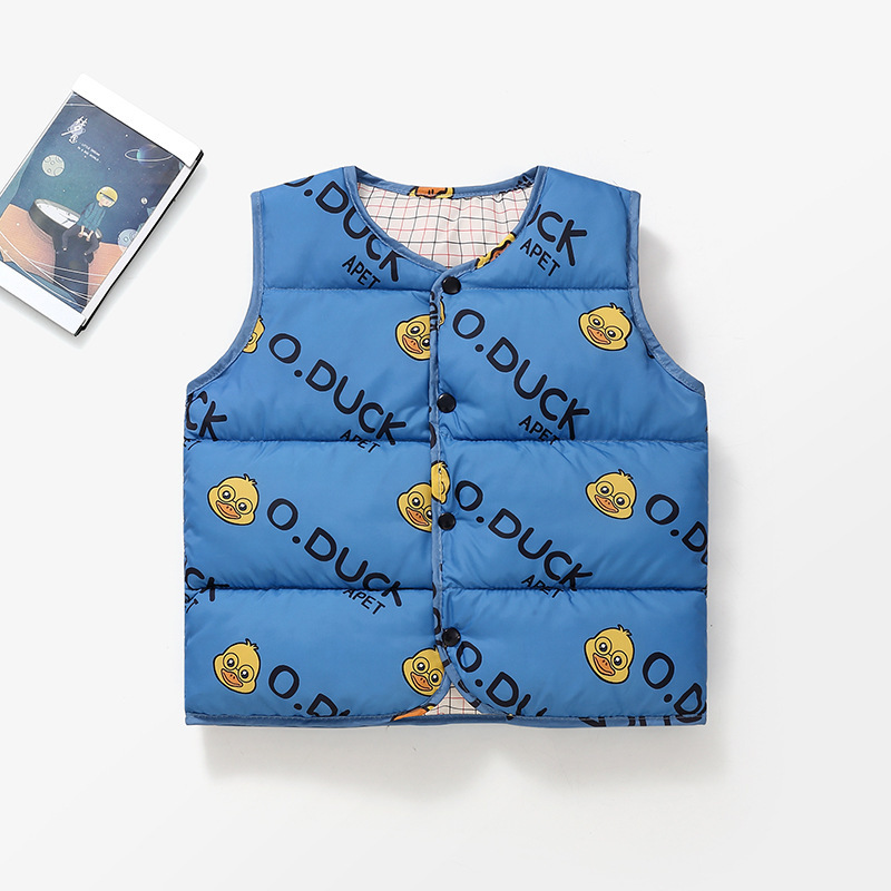 812 nuevo chaleco cálido para niños otoño y invierno nuevo chaleco de algodón para niños y niñas [en stock al por mayor] image 5