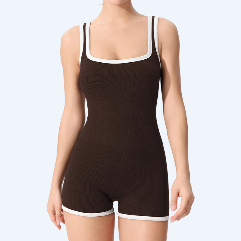 Transfronterizos chaleco de entrenamiento aéreo pantalones cortos de entrenamiento físico conjunto de ropa de mujer con cintura de pecho camiseta