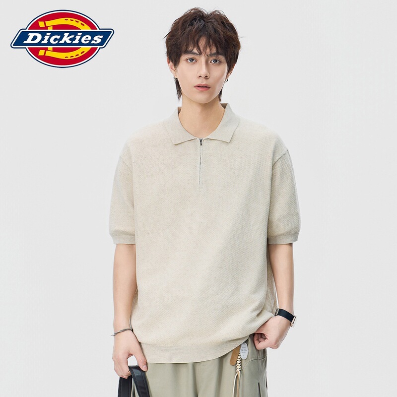Dickies Special Edition Old Money Style Short-Sleeve T-Shirt Men's Knitwear Half-Sleeve T-Shirt Summer Round Neck Loose Casual Japanese Style Dickies Special Edition Old Money Style Short-Sleeve T-Shirt Men's Knitwear Half-Sleeve T-Shirt Summer Round Neck Loose Casual Japanese Style