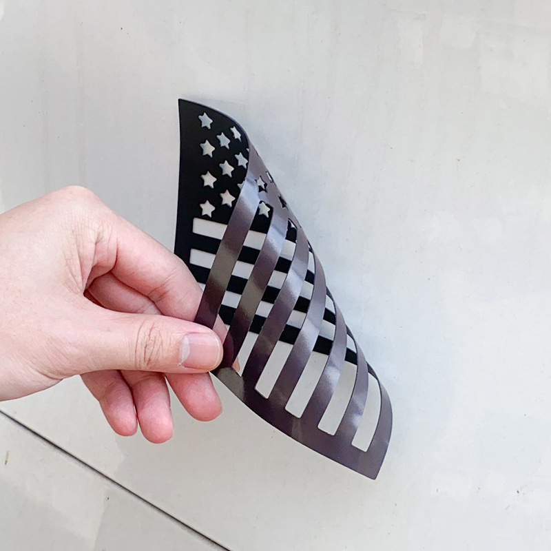 Holle magnetische carrosseriesticker met Amerikaanse vlag, autosticker voor de achterkant, waterdicht en zonbestendig._voghion.com