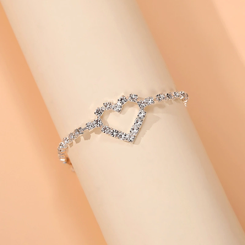 Universal ankle bracelet, beach trend accessory heart shaped, European style