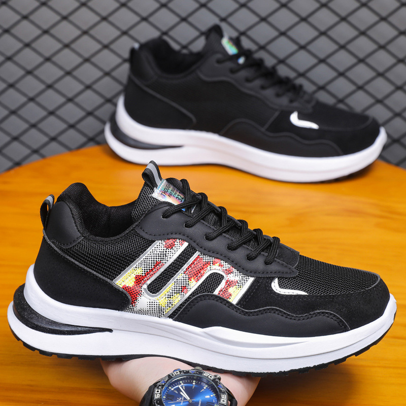 men's sports summer breathable casual trend sneakers made of mesh
