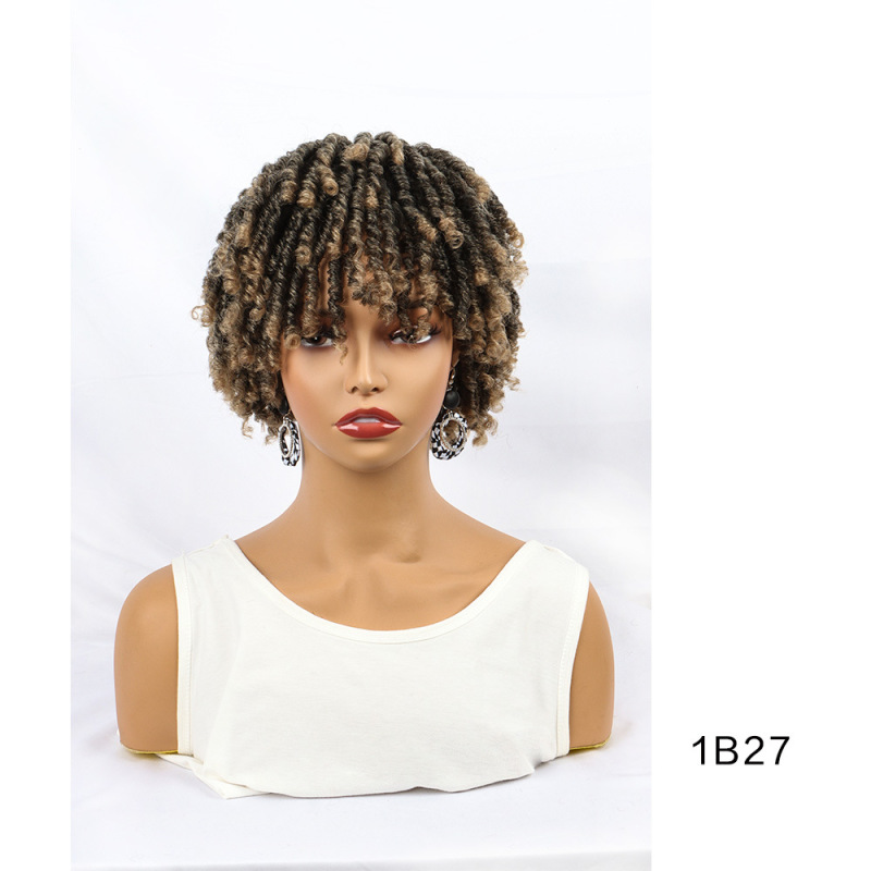 アフリカ化学繊維空心臓お下げヘアーブロックdreadlock wigs自然爆発ヘッドかつら|undefined