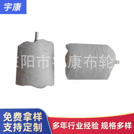 厂家供应 牛仔软布轮 首饰平面布轮 绒布轮的结构