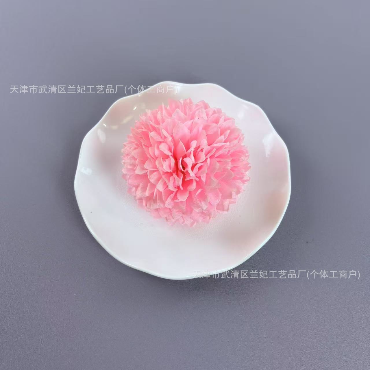 Simulación bola grande cabeza de crisantemo diámetro 10cm ping pong cabeza de crisantemo ramillete de bricolaje tocado baile muñeca flor horquilla