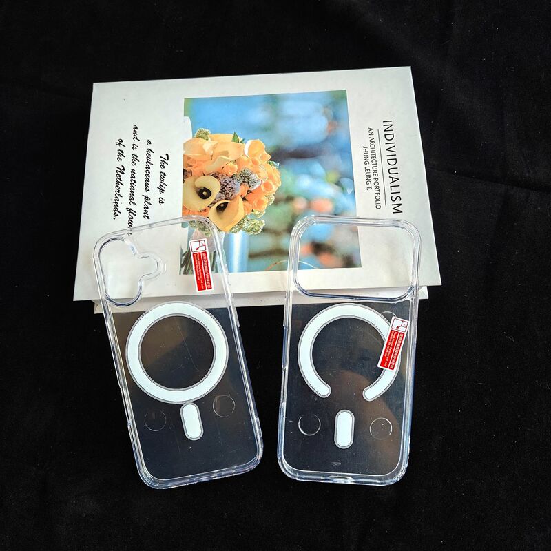 Magsafe Transparent Magnetic Phone Case Suitable for iPhone 17 1.5mm Anti-Fall Protective Cover Space Case Magsafe Transparent Magnetic Phone Case Suitable for iPhone 17 1.5mm Anti-Fall Protective Cover Space Case