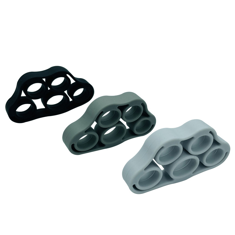 Camilla de dedo de silicona entrenador de dedo de fitness en casa Ejercicio de rehabilitación de manos de mediana edad y ancianos entrenador de cinco dedos