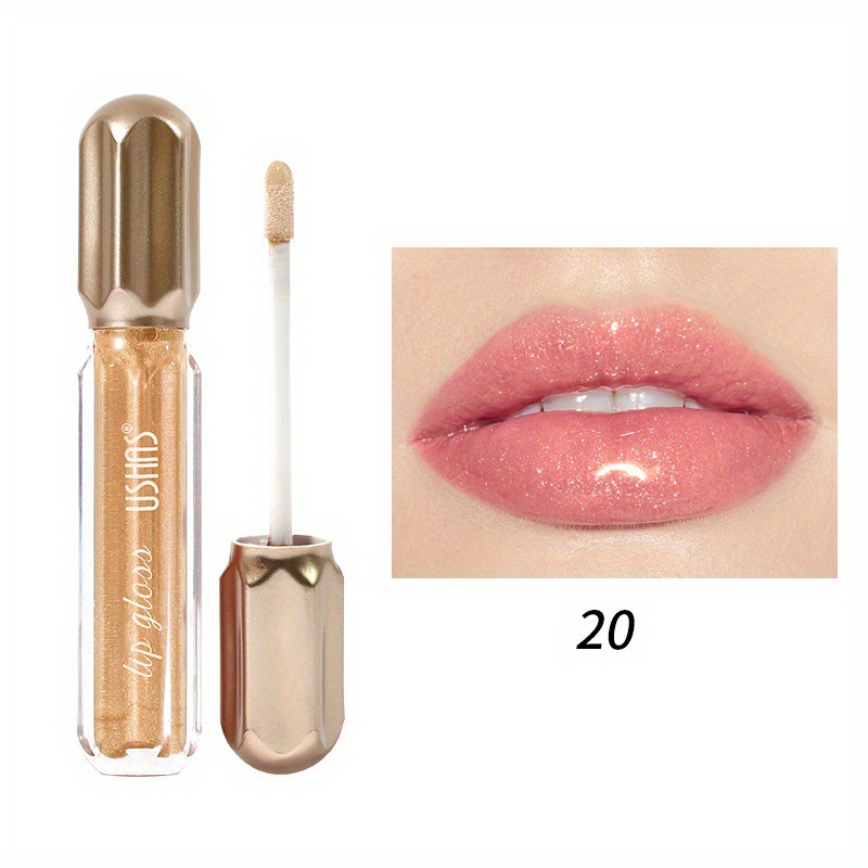 USHAS European and American Cross-border spot líquido lápiz labial taza antiadherente sin decoloración brillo de labios impermeable esmalte de labios LG2467B