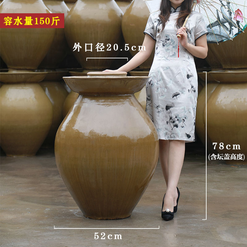 泡菜坛子土陶家用小号陶瓷四川加厚酸菜土坛子瓦罐老式泡菜坛无釉|undefined