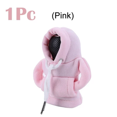 Sürətlər qutusu və əl tormozu başlıqları | Car Gear Shift Lever Hooded - small-sweatshirt-pink