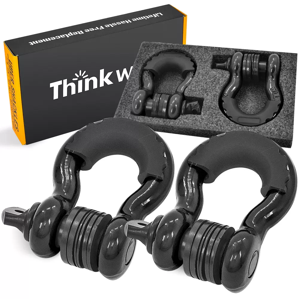 跨境工厂美式卸扣拖车汽车改装配件户外越野牵引重型弓形拖车钩