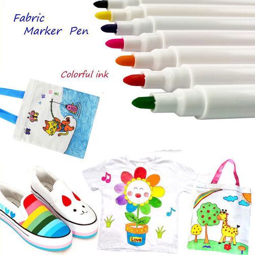 Colored erase oil-based paint pens for baby doodle boards, 12 colors, OPP bag packaging, water-floating pens