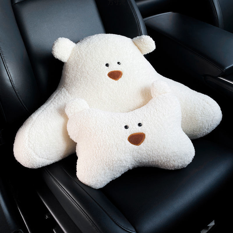 자동차 머리 받침 봉제 사계절 보편적 인 귀여운 베개 허리 베개 조수 자동차 목 베개 도매