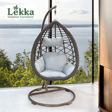 户外秋千露台藤编休闲吊篮酒店阳光房懒人摇摇椅民宿阳台摇椅摇篮