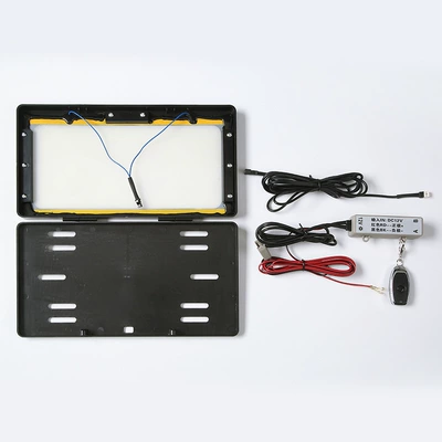 License Plate Modification Protection Brackets, and – License plate holder/license plate holder