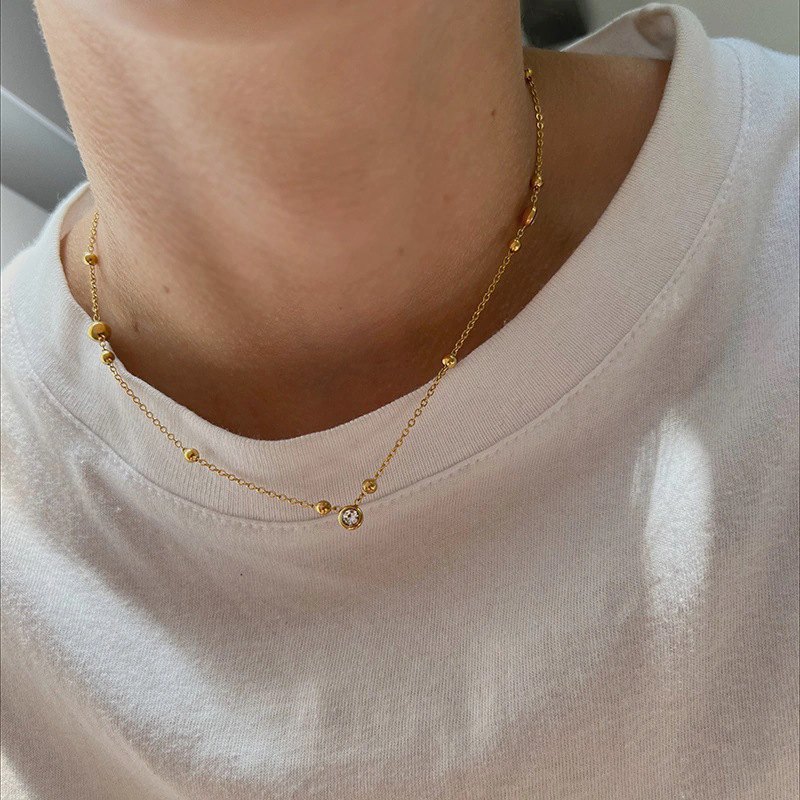 Geometric Simple Style Commute 304 Stainless Steel Pendant Necklace Plating Lobster Trigger Clasp Closure display picture 10