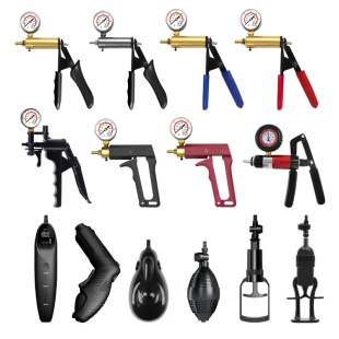 [Accessories] Adult supplies male exercise equipment suction device metal gun pump electric intelligent vacuum pump wholesale