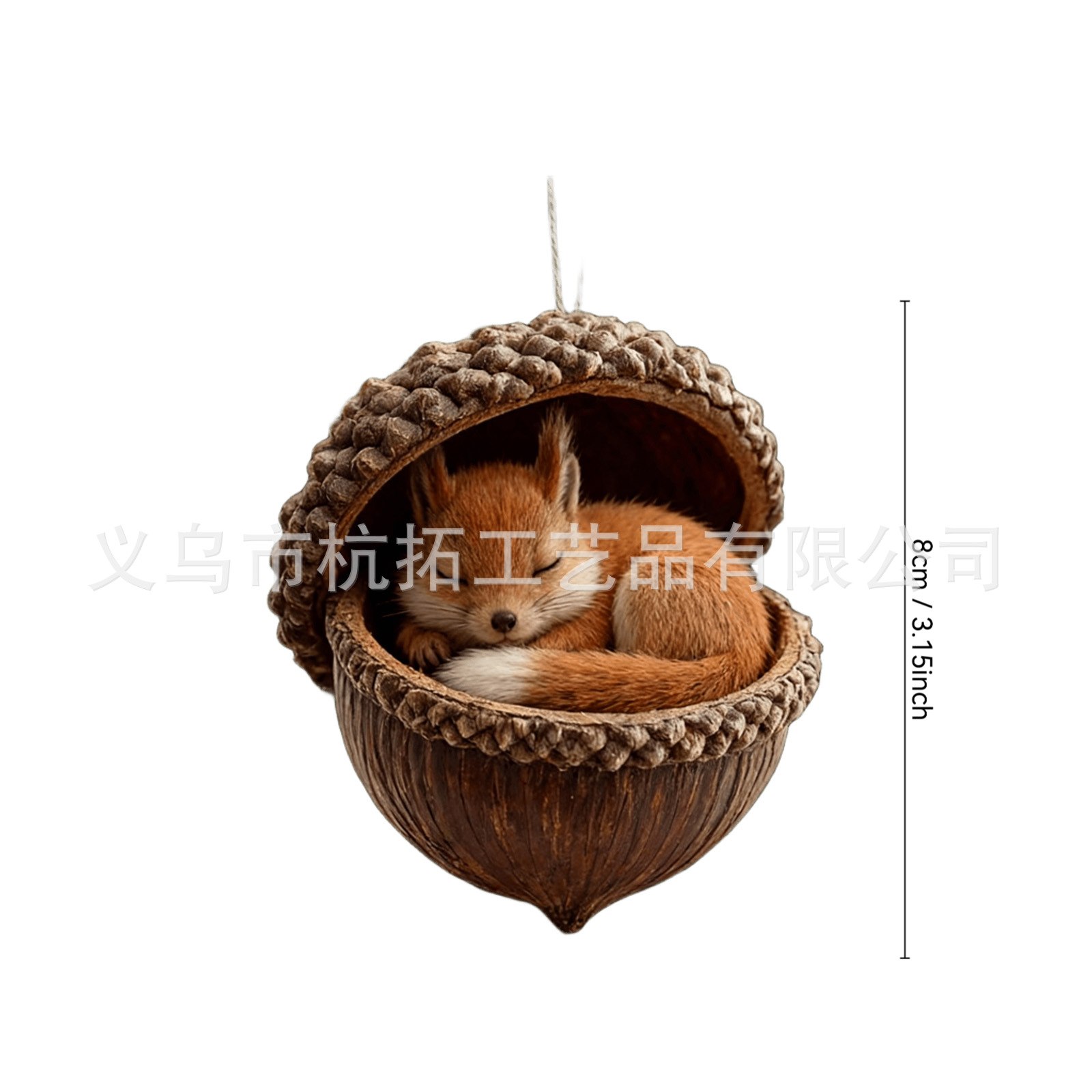 Colgar decoración transfronteriza acrílico de otoño ardilla de campo erizo animal de la familia fiesta decoración del hogar colgar image 6