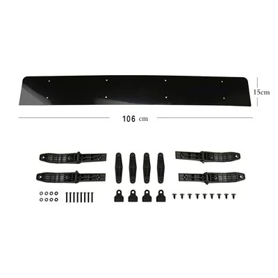 Spoiler roof spoiler, roof deflector - 106cm-no-drilling-required
