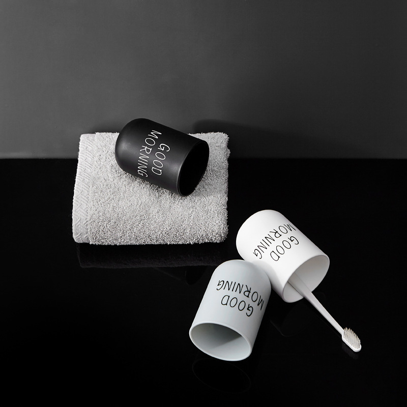 Creative Nordic-style Mouthwash Frosted Holder, Home-use Toothbrush Travel Wash Toothbrushing Cup, Direct From_voghion.com