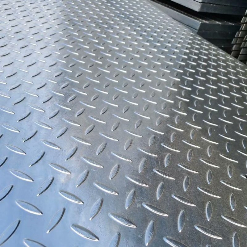 厂家供应 花纹钢板 Q235B Q345B防滑菱形建筑装潢钢材 镀锌花纹板