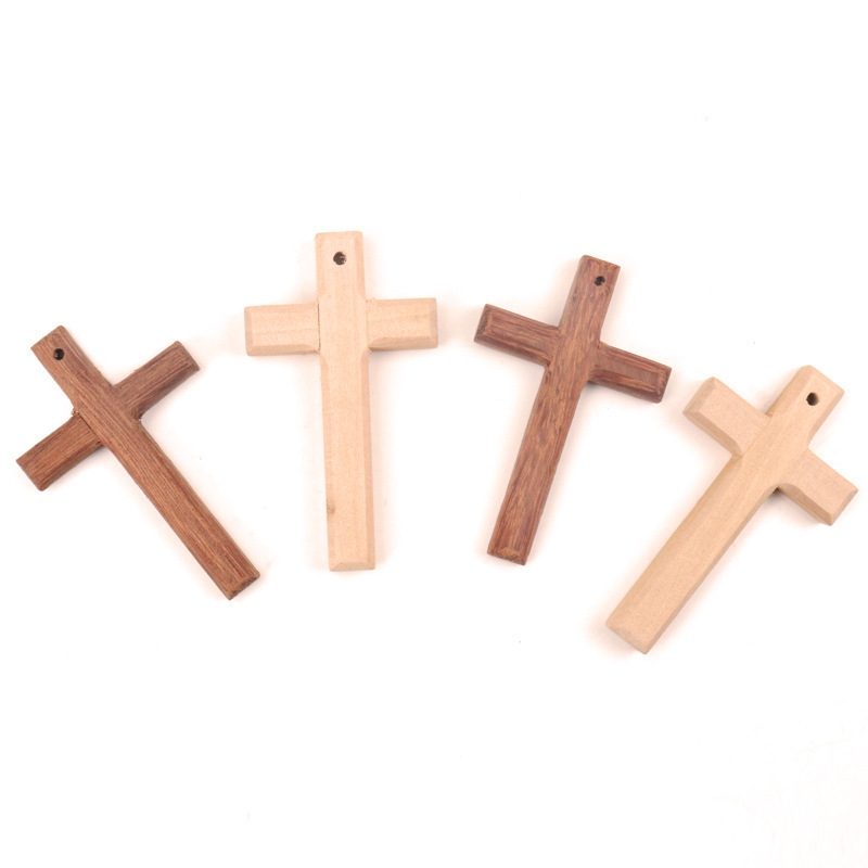Creative Home Decoration Handmade Accessories DIY Natural Wooden Cross Pattern Decoration Cross Pendant Creative Home Decoration Handmade Accessories DIY Natural Wooden Cross Pattern Decoration Cross Pendant